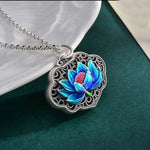 Buddha Stones Lotus Auspicious Cloud New Beginning Necklace Pendant Ring (Extra 30% Off | USE CODE: FS30)