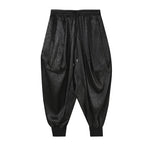 Shiny Loose Drape Casual Pants