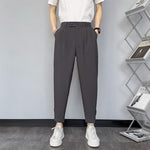 Casual Slim-Fit Cropped Trousers