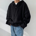 Hooded Loose Retro Sweater