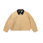 American Retro Distressed Washed Work Jacket