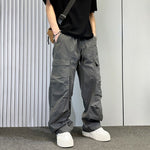 American Loose Straight Wide-leg Scimitar Overalls