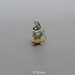 Buddha Stones Zen Cairn Labradorite Various Crystals Calm Pendant Necklace