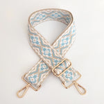 Buddha Stones Multicolor Embroidered Shoulder Bag Straps
