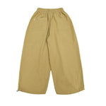 Japanese Retro Zippered Pocket Wide-Leg Pants