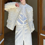 French-style Beaded Three-dimensional Embellished Cardigan