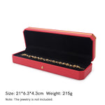 Buddha Stones Jewelry Storage Box PU Leather Gift Box