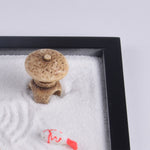Buddha Stones Koi Fish Small Bridge Calm Peace Meditation Zen Garden Decoration