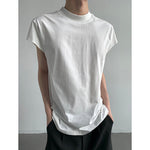 Summer Loose-fitting Mock Neck Vest