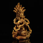 Buddha Stones Bodhisattva Nagarjuna Protection Copper Statue Decoration