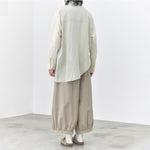 Women's Asymmetrical Draped Hem Hand-Stitched Vest