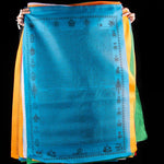 Buddha Stones Tibetan 5 Colors Windhorse Happiness Auspicious Outdoor Prayer Flag