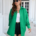 Zeagoo Long Sleeve Blouse Button Up Oversized Shirt for Women Casual Loose Business Casual 2026 | Under