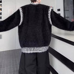 Pink Mink Cashmere Loose Knit Sweater