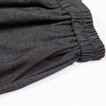 Elastic Waist Midi Skirt Pants
