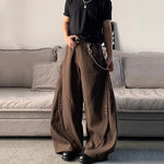 American Rivet Loose Wide-leg Scimitar Pants