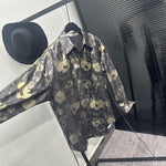 Loose-fit Printed Long-sleeve Shirt