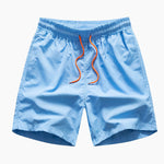 California Palm Tree Print Drop Shoulder Oversize T-Shirt & Man Mid Length Drawstring Swim Shorts