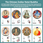 Buddha Stones Chinese Zodiac Natal Buddha 925 Sterling Silver Black Obsidian Moonstone Strength Bracelet