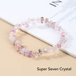 Buddha Stones Natural Irregular Shape Stone Crystal Meditation Balance Bracelet
