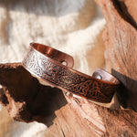 Buddha Stones Lucky Tree Of Life Balance Magnetic Adjustable Cuff Bracelet Bangle