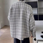 Retro Plaid Wool Casual Shirt