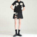 Patchwork Floral Short-sleeve T-shirt