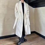 Long Lapel Warm Wool Coat