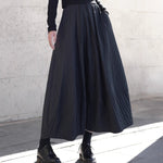 High Waist Pleated Skirt