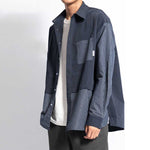 Japanese Striped Patchwork Shirt