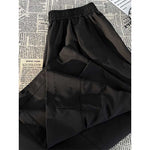 Large Pocket Ice Silk Quick-drying Drape Wide-leg Straight Pants