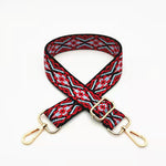 Buddha Stones Multicolor Embroidered Shoulder Bag Straps