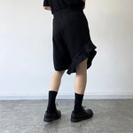 Summer One Leg Ruffled Shorts
