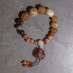 Buddha Stones 108 Mala Beads Bodhi Seed Luck Wealth Bracelet Wrist Mala (Extra 30% Off | USE CODE: FS30)