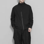 Irregular Neckline Casual Jacket