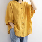 Zeagoo Lantern Sleeve Retro Loose Shirt for Women Casual Work Office Loose Fit 2026 | Under