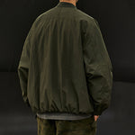 Retro Solid Color Loose Jacket