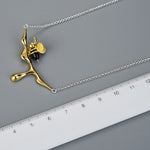 Dripping Honey & Bee Necklace