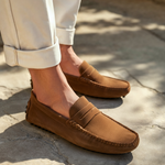 Suede Driver Loafers