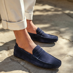 Suede Driver Loafers
