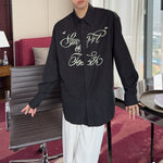 Loose 3D Beaded Casual Shirt