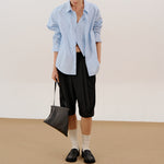 Fake Two-piece Loose Lapel Shirt