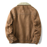Suede Vintage Plus Velvet Warm Jacket