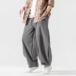 Linen Casual Lantern Wide-leg Pants