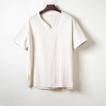 Retro Cotton Linen Button-down Shirt