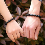 Buddha Stones Soul Cleansing Black Obsidian Phoenix Dragon Bracelet