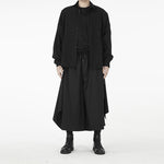 Loose Cropped Culottes Hakama Pants