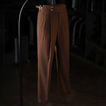 Italian Casual Paris Buckle Straight Business Trousers