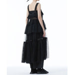 Mesh See-through Cake Suspender Dress