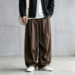 Japanese Lightweight Drawstring Straight-leg Casual Pants